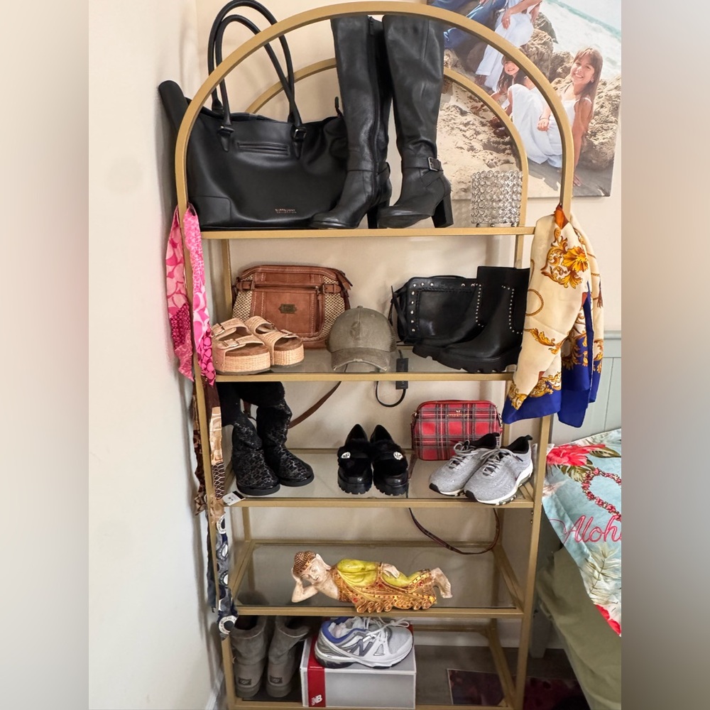 Kate Spade Posh Black Fur Loafers - Picture 5 of 7